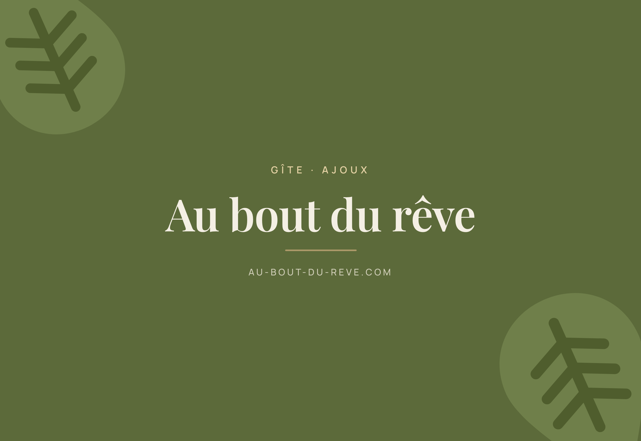 Pancarte « Deux feuilles »